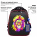 Ранец Brauberg FIT, 2 отделения, Colorful lion, 38х27х14 см, 270618 в СПб, Санкт-Петербурге купить