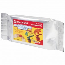 Паста для моделирования и лепки Brauberg терракотовая 200 г 224442 (6)