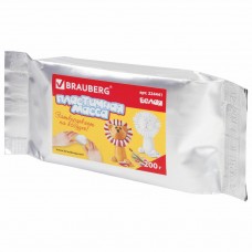 Паста для моделирования и лепки Brauberg белая 200 г 224441 (6)