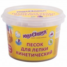 Песок для лепки кинетический желтый 500 г 104995 (5)