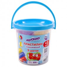 Пластилин в ведерке Подводный Мир 5 цветов 300 г 105860 (4)
