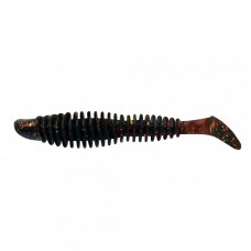 Виброхвост Yaman PRO Arris Shad, р.2,5 inch, цвет #09 - Motor Oil (уп. 7 шт.) YP-AS25-09
