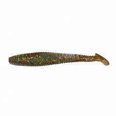 Виброхвост Yaman PRO Flatter Shad, р.3 inch, цвет #09 - Motor Oil (уп. 6 шт.) YP-FS3-09