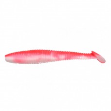 Виброхвост Yaman PRO Flatter Shad, р.2 inch, цвет #27 - Red White (уп. 6 шт.) YP-FS2-27