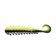 Твистер Yaman PRO Ruff, р.3 inch, цвет #32 - Black Red Flake/Chartreuse (уп. 10 шт.) YP-R3-32