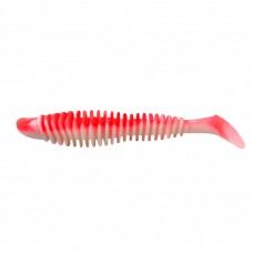 Виброхвост Yaman PRO Arris Shad, р.4 inch, цвет #27 - Red White (уп. 4 шт.) YP-AS4-27