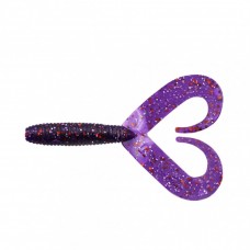 Твистер Yaman PRO Loop-Two, р.4 inch, цв. #08 - Violet (уп.5 шт) YP-LT4-08