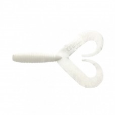 Твистер Yaman PRO Loop-Two, р.4 inch, цвет  #01 - White (уп.5 шт) YP-LT4-01