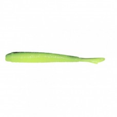 Слаг Yaman PRO Stick Fry, р.1,8 inch, цвет #32 - Black Red Flake/Chartreuse (уп. 10 шт.) YP-SF18-32
