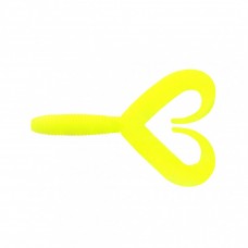 Твистер Yaman PRO Loop-Two, р.4 inch, цвет  #02 - Chartreuse (уп.5 шт) YP-LT4-02
