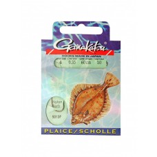 Поводок Gamakatsu BKD-5013F Flatfish D0,35 мм, 60 см, крючок №4, 10 шт, 140161-00400-035