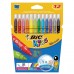 Фломастеры суперсмываемые Bic Kid Couleur 12 цветов 9202932 в СПб, Санкт-Петербурге купить