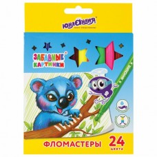 Фломастеры Забавные Картинки 24 цвета 151680 (6)