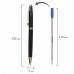 Ручка подарочная шариковая Brauberg De Luxe Black линия 0,7 мм синяя 141411 (2) в СПб, Санкт-Петербурге купить