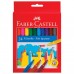 Фломастеры смываемые Faber Castell 24 цвета 554224 в СПб, Санкт-Петербурге купить