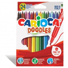 Фломастеры суперсмываемые Carioca Doodles 24 цвета 42315/151919 (3)