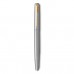 Ручка перьевая Parker Jotter Stainless Steel GT с позолотой 2030948/142939 (1) в СПб, Санкт-Петербурге купить