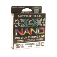 Леска Balsax Nano Neon Fuxia Box 100м 0,32 (13,0кг)
