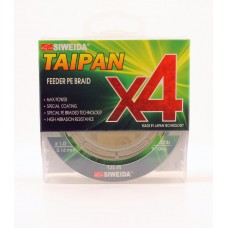 Леска плетеная Siweida Taipan Feeder Braid X4 135м 0,16мм (9,10кг) темно-зеленая