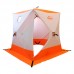 Зимняя палатка куб Следопыт 1,5*1,5 м Oxford 210D PU 1000 PF-TW-09/10 (белый/оранжевый) в СПб, Санкт-Петербурге купить