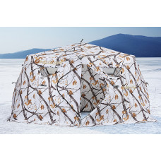 Зимняя палатка шестигранная Higashi Winter Camo Yurta Pro трехслойная в СПб, Санкт-Петербурге