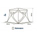 Зимняя палатка куб Higashi Winter Camo Pyramid Pro трехслойная в СПб, Санкт-Петербурге купить