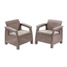 Кресла садовые Corfu II Duo 17197993C (2 шт)