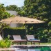 Зонт садовый Green Glade светло-коричневый с крестовиной 4333 в СПб, Санкт-Петербурге купить