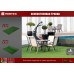 Искусственная трава Vortex 100х200 см зеленая 24012 в СПб, Санкт-Петербурге купить