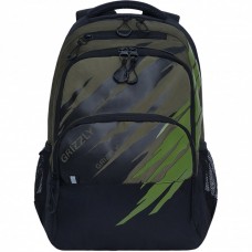 Рюкзак школьный Grizzly Хаки 21,5 л RU-130-2/3