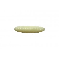 Приманка личинка Nikko Waxworm 24мм цвет White, 8 шт
