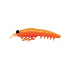 Приманка червь Nikko Dappy Saruebi Shrimp 76мм цвет Orange, 2 шт