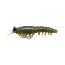 Приманка червь Nikko Dappy Saruebi Shrimp 76мм цвет Fathom Green, 2 шт