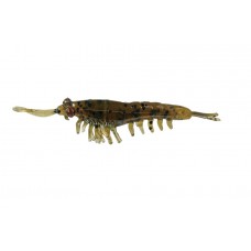 Приманка креветка Nikko Air Shrimp 42мм цвет Green Pumpkin, 5 шт