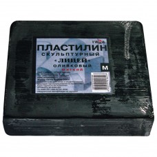 Пластилин скульптурный Гамма Лицей оливковый 500 г мягкий 280Е050004