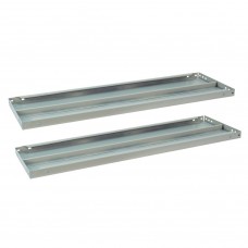 Полки к металлическому стеллажу Brabix MS/MS KD 100х40 см 2 шт (S241BR204102) (1)