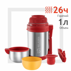 Термос с широким горлом Relaxika 201 (1 л) R201.1000.1