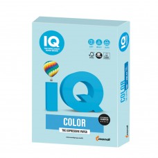 Бумага цветная для принтера IQ Color А4, 160 г/м2, 250 листов, голубая, MB30
