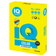 Бумага цветная для принтера IQ Сolor А3, 80 г/м2, 500 листов, желтая, NEOGB