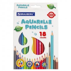 Карандаши цветные акварельные Aquarell 18 цветов 4 мм 181672 (3)