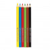 Карандаши цветные трехгранные утолщенные Brauberg 6 цветов 180835 (6) в СПб, Санкт-Петербурге купить
