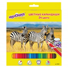 Карандаши цветные Мир Животных 24 цвета 181385 (3)