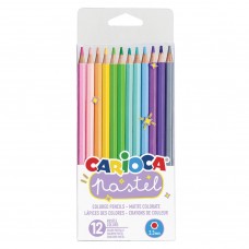 Карандаши цветные пастельные Carioca Pastel 12 цветов в чехле 43034/181702 (3)