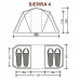 Палатка Indiana Sierra 4 в СПб, Санкт-Петербурге купить