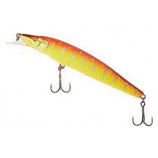 Воблер Adusta Jerk Spiker 130SP 19г цвет 008 Red Hot Tiger