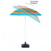 Зонт от солнца A1255 160 см полосатый в СПб, Санкт-Петербурге купить